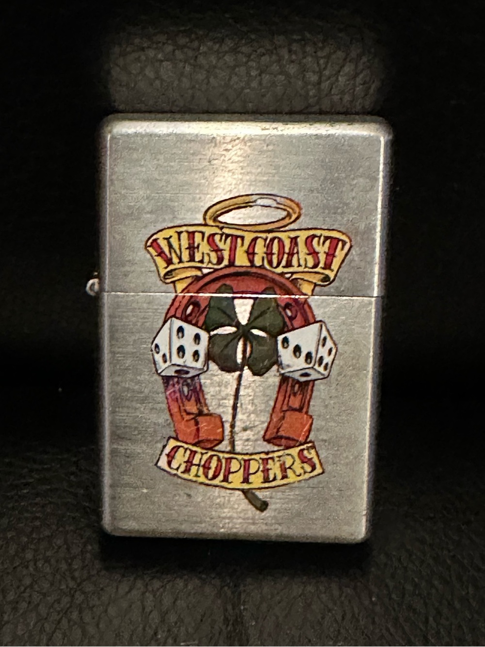 Vintage 2007 Limited Edition West Coast Choppers Chrome Flip Top Lighter GUC
